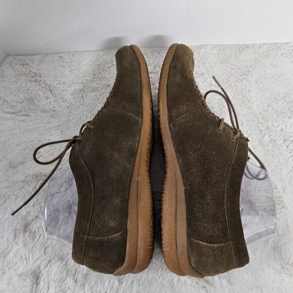 BOC Olive Green Suede Creepers Retro Hippie Boho 9.5 - Picture 6 of 11